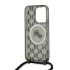 Karl Lagerfeld KLHMP15LHCKCKLCK iPhone 15 Pro 6.1 czarny/black hardcase IML Crossbody Monogram Karl & Choupette Head MagSa
